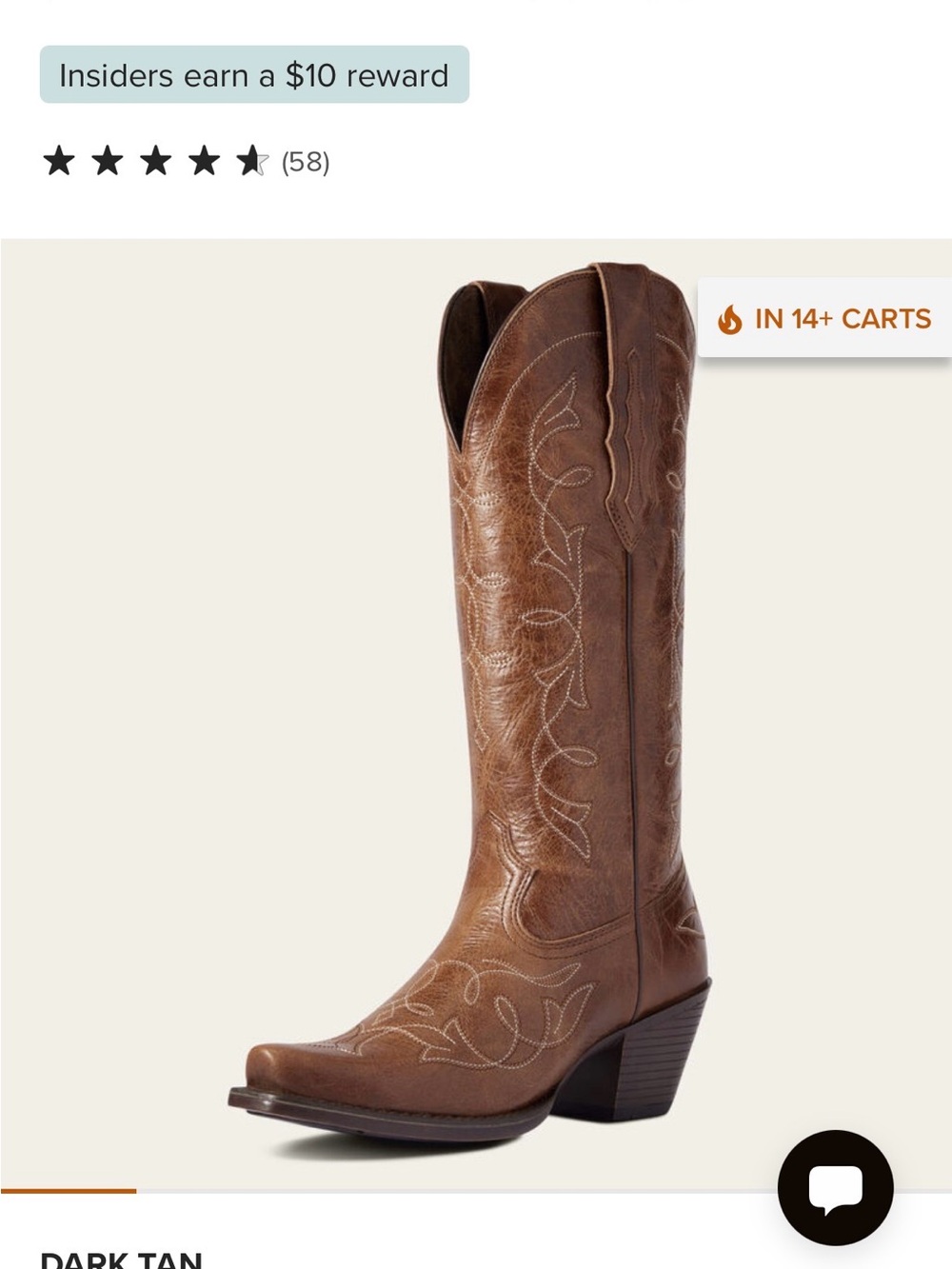 Heritage D Toe StretchFit Western Boot